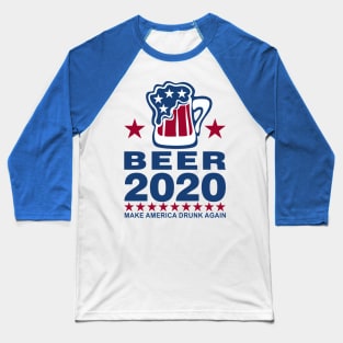 Vote Beer 2020 Baseball T-Shirt